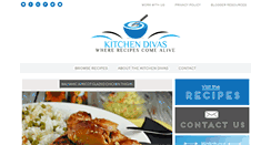 Desktop Screenshot of kitchendivas.com